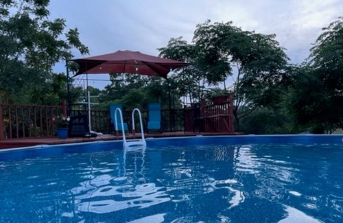 Cedar Creek House | Retreat on 15 Acres w/ Come enjoy Private Pool & Hot Tub!