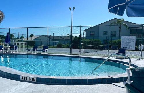 Cocoa Beach Condo | RIVER ACCESS, Pool, and Walking Distance to Beach! Beautifully Furnished!