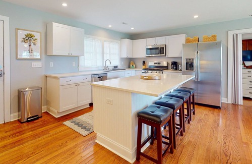 Hanahan House | River-view house close to attractions with pool, firepit, washer/dryer, & grill