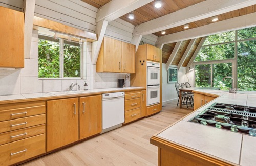 Brightwood Cabin | Riverfront A Frame, Hot Tub, Game Room, Recently Renovated in Mt Hood