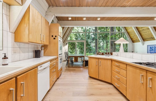 Brightwood Cabin | Riverfront A Frame, Hot Tub, Game Room, Recently Renovated in Mt Hood