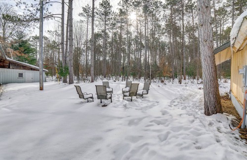 Big Rapids Apartment | Riverfront Big Rapids Cabin w/Fire Pit!
