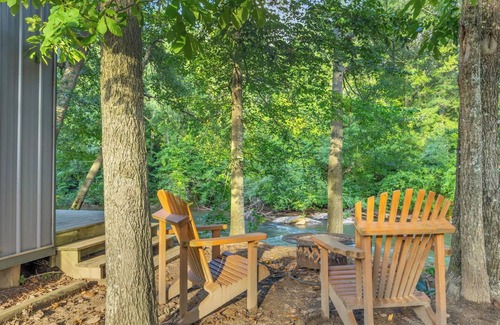Greenville Cabin | Riverfront Camping Pod, W/Bath House, Close to DT