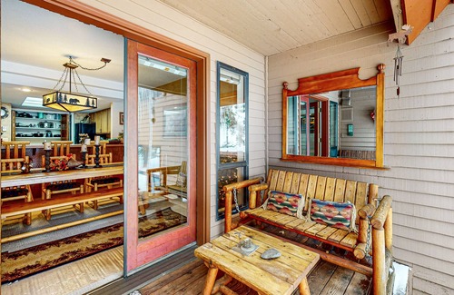 McCall Condo | Riverfront condo with seasonal pool, tennis & jetted tub