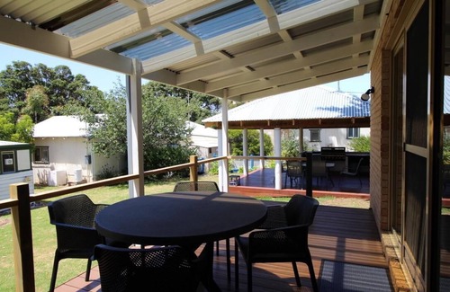 Augusta Cottage | Riverscape Cottage No.6 - Riverscape - unit 6 with views over the Blackwood River and cosy fire place