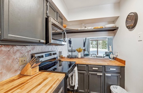 Stowe Area Condo | Riverside Getaway: 1br+ loft, fireplace, a/c, decks w/river views, free ski shuttle, Village area!
