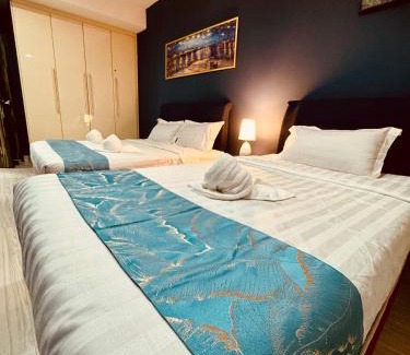 Downtown Kota Kinabalu Apartment | Riverside Opulent Nights at Sky Hotel