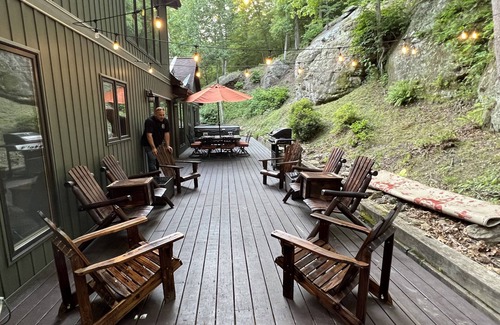Rockbridge House | Rock Hill Retreat- a home with natural stone formations at every turn!