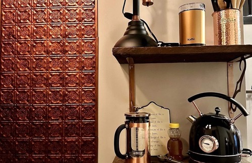 St Croix Falls Apartment | Romantic Copper ROOM at historic 123 S Washington