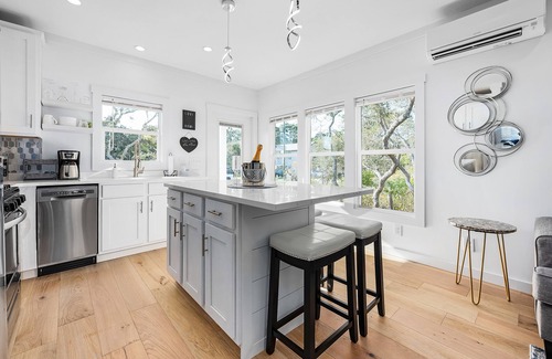 Seagrove Beach House | Romantic New Home for 2-Private Hot Tub/Secluded Patio-260 Steps to Beach-Bikes