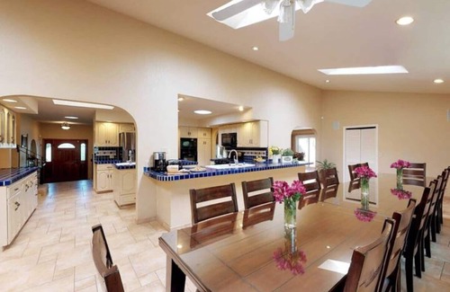 Castro Valley House | Romantic Spanish 7 BR Villa with Hot Tub, sleeps 17