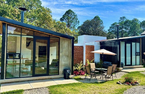 Huasca De Ocampo Ski Chalet | Romantic Tiny House with jacuzzi By GEstores