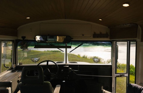 Gaines Cabin | Route 6 Campground presents: Tiny home | One bedroom Schoolbus