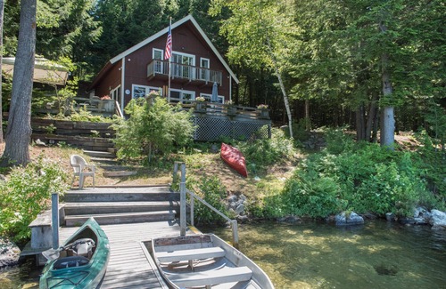 Wolfeboro Cottage | Rust Pond, Wolfeboro NH, Beautiful, Quiet Lakefront Chalet, "Campbellot"