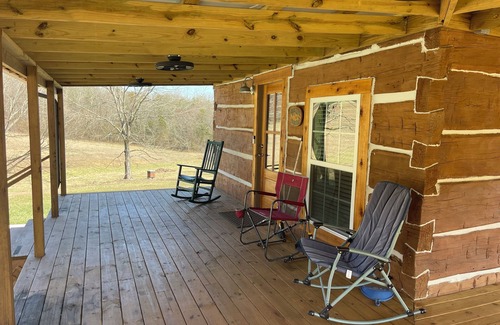 Pulaski Cabin | Rustic 2-bedroom cabin in charming Pulaski, TN situated on 40 beautiful acres.