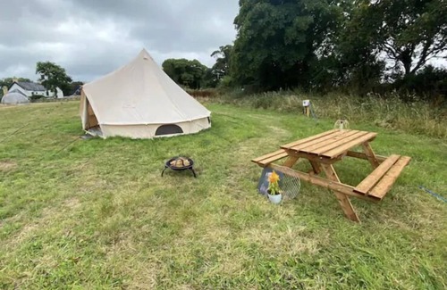 Dwyran RV Rental | Rustic 6m Bell Tent: Glamping Stay