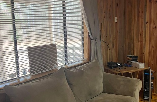 Amity Cabin | Rustic Cabin on 60 acres of wooded land.