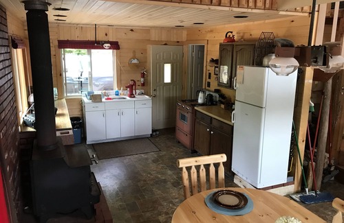 Wetmore Cabin | Rustic cabin on lake near Pictured Rocks, fishing, island, canoe, boats