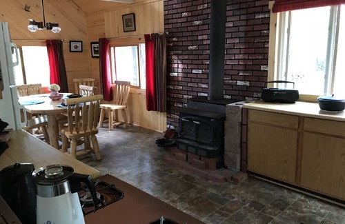 Wetmore Cabin | Rustic cabin on lake near Pictured Rocks, fishing, island, canoe, boats