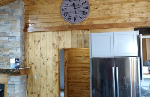 Winchester Cabin | Rustic Cabin with modern amenities and 1 acre stocked Fishing Lake !