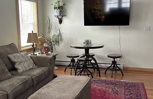 Oneida Apartment | Rustic cozy large 1-bedroom, Queen Size Bed