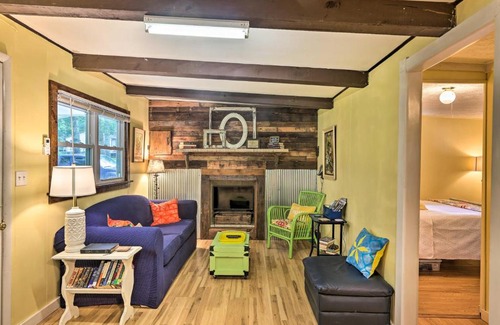 Seebert House | Rustic Hideaway with Fire Pit Less Than 1 Mi to River!