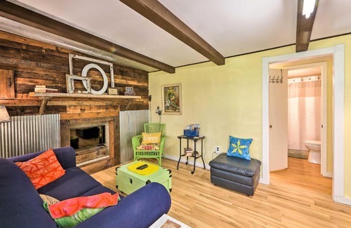 Seebert House | Rustic Hideaway with Fire Pit Less Than 1 Mi to River!