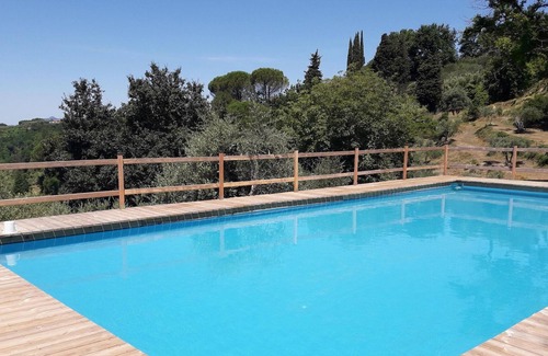 Montecastello House | Rustic holiday home in Pontedera with shared pool