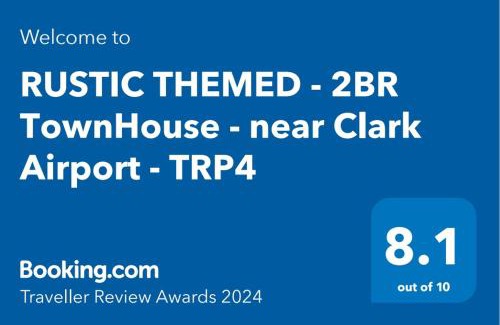 Clark Apartment | RUSTIC THEMED - 2BR TownHouse - near Clark Airport - TRP4