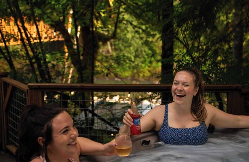 Verlot Cabin | Rusty Bridge River Lodge - Hot tub - Fireplace - Firepit
