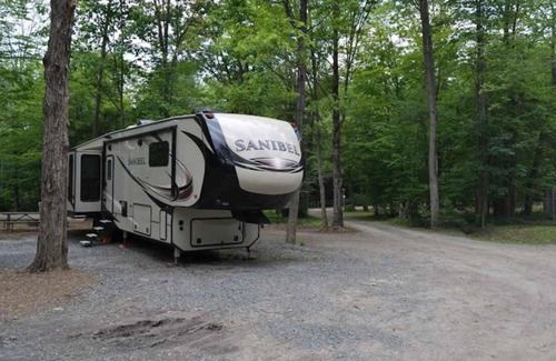 Wellsboro Apartment | RV Site - Full Hookup 30 Amp - Up to 33ft