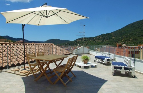 Teulada Apartment | Sa Domu Rosada - Traditional Sardinian house with large panoramic terrace