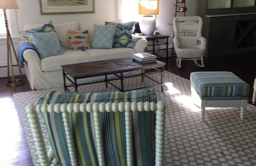Little Compton House | Sakonnet Point water view home + guest cottage near beach