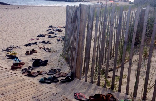 Little Compton House | Sakonnet Point water view home with 8 minute walk to idyllic private beach