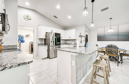 North Port House | Saltwater Pool & Game Room: Gulf Coast Retreat