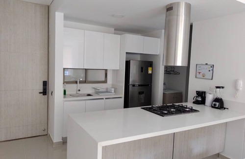 Santa Marta Apartment | Samaria beach club direct exit to the sea. Zazue Sector, Pozos Colorados Beach