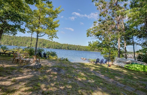 Standish Cottage | SANDY BEACH! Northeast shore of Frye Island