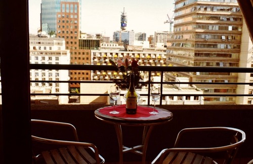 Downtown Santiago Condo | Santiago Chile: Chic Modern Downtown 2BR 2 BA, A/C, W/D, Balcony, Ideal Location