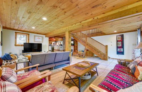 Saranac Lake House | Saranac Lake Cabin with Deck Pets Welcome!