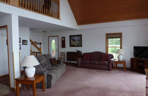 Malta House | Saratoga Lake 180-degree lake views spacious 4-bedroom 31-acre private estate.