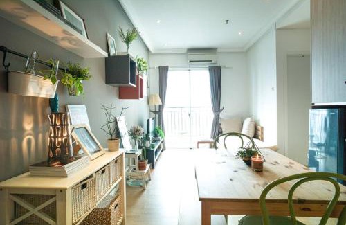 Jakarta Apartment | Scandi style flat in Central Jakarta, Gym & Pool