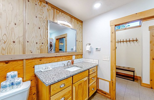 Bayview Cabin | Scenic home with two entrances, mountain & lake views, fireplace, grill & W/D