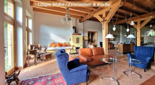 Mellenthin Apartment | Scheunenloft Usedom -3- Familienoase bis 6 Pax spacious big garden dog-friendly - SiLyVi homes