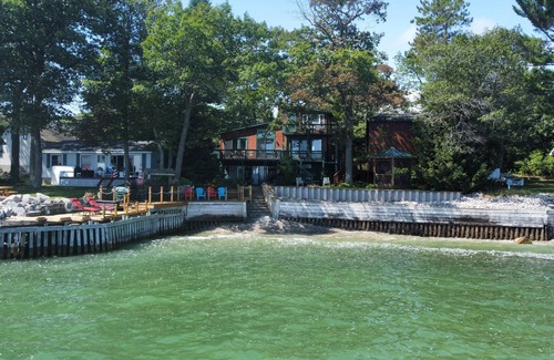 East Tawas Apartment | Schmidt's Cove - Incredible Private Lakefront Studio Apartment on Lake Huron!