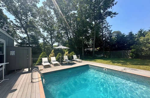 Hampton Bays House | "Sea La Vie" - Lounge by the pool, walk to the beach, soak up the Hamptons sun!