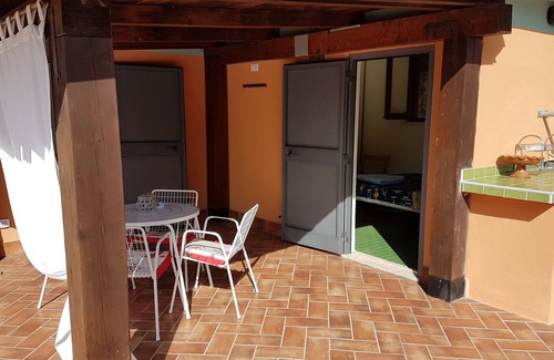 Latina Lido House | Sea view terrace with services