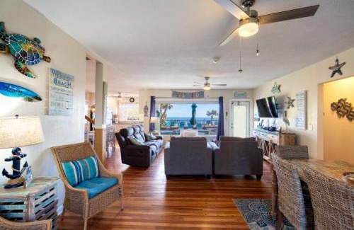 Ormond Beach House | Seaside Serenity-Pool Fire pit Beachfront Massive Ocean Deck