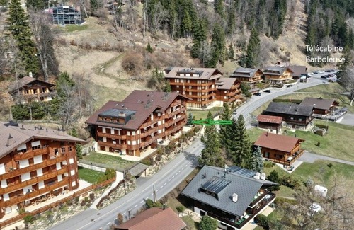 Barboleusaz Apartment | Seasonal rental in Gryon (VD) beautiful 3.5p apartment of 85m² with mountain view.