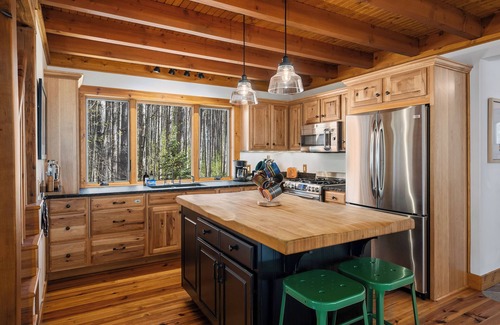 Thompsonville Cabin | Secluded cabin on Betsie River with hot tub & firepit. Minutes to Crystal Mtn