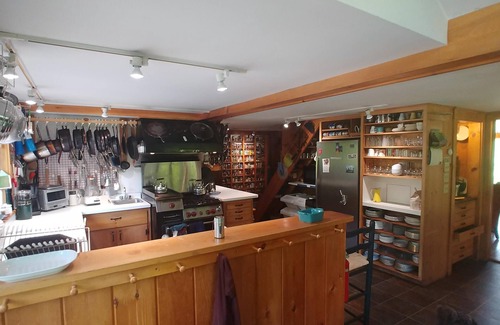 Jaffrey House | Secluded chalet on 50 acres at base of Mt Monadnock, near lakes -TESLA charger